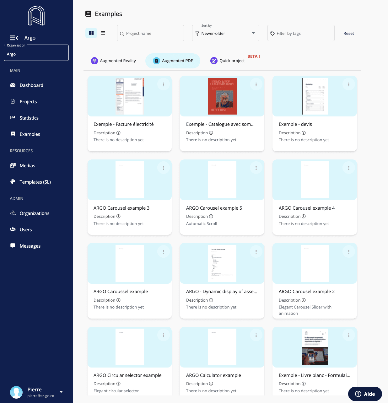 ARGOflow projects