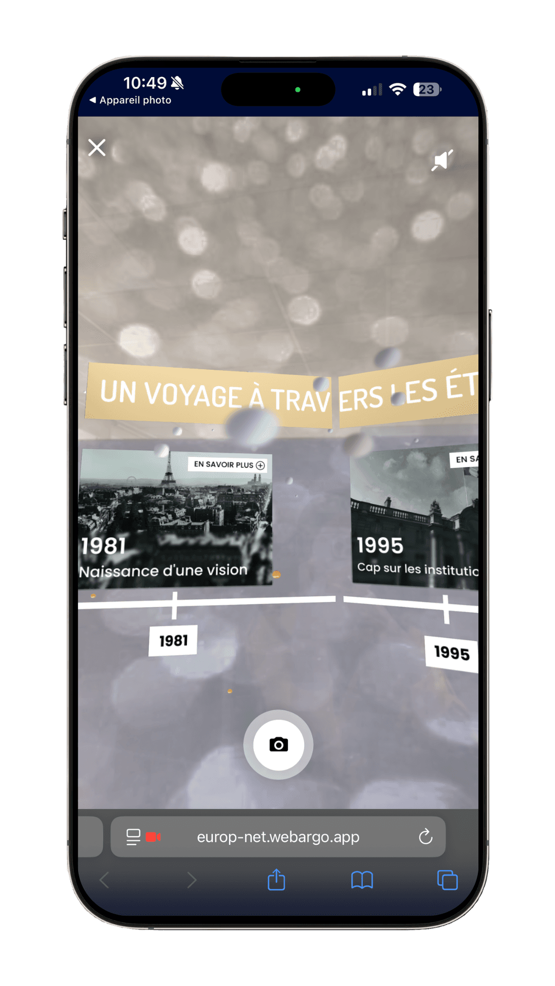 Europ Net AR experience