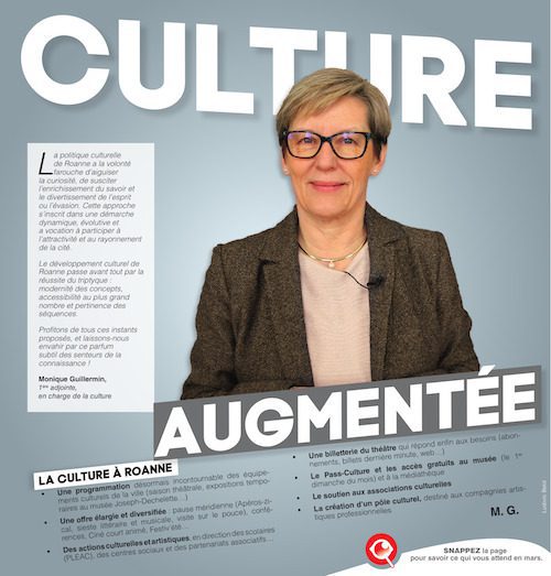 Couverture du magazine de l'agglomération de Roanne en web AR