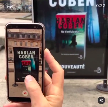 Discover Harlan Coben's AR Campaign
